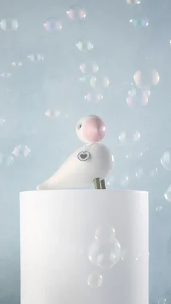Kay Bojesen song bird Love, White-pink