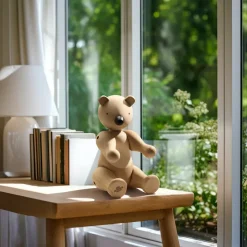 Kay Bojesen wooden bear large, Oak-maple