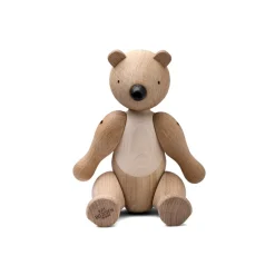 Kay Bojesen wooden bear medium, oak and maple