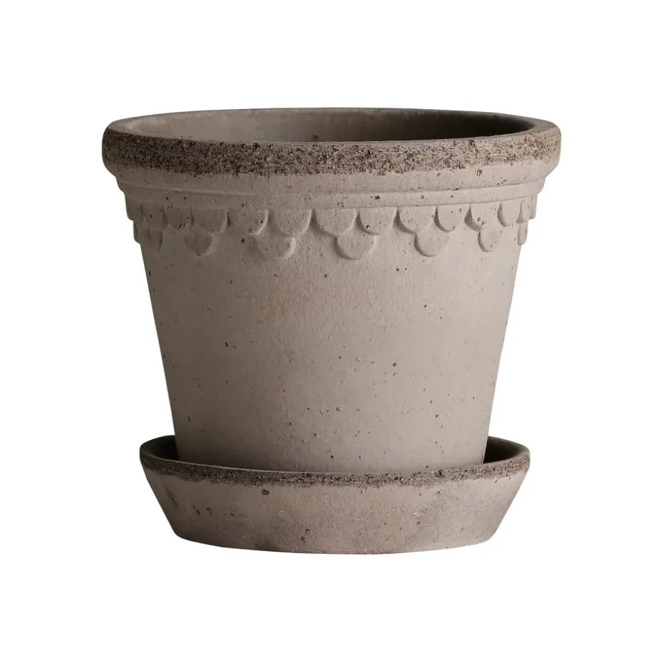 Københavner flower pot Ø10 cm, Grey
