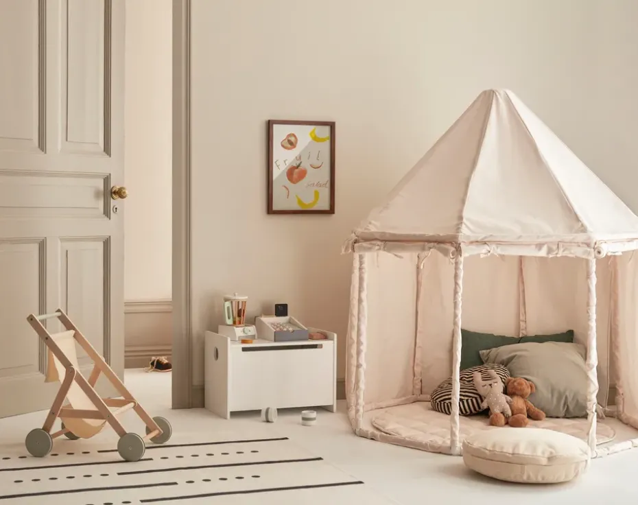 Kid's Base circus tent, Natural white