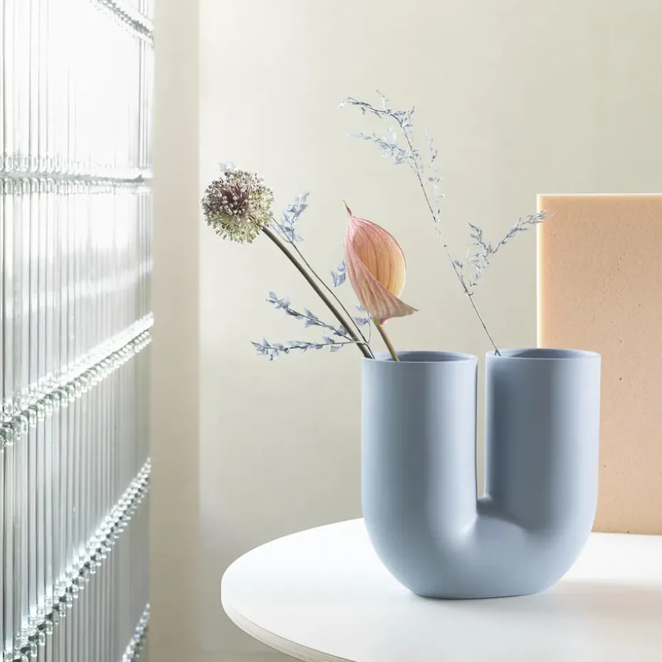 Kink vase 26 cm, Light-blue