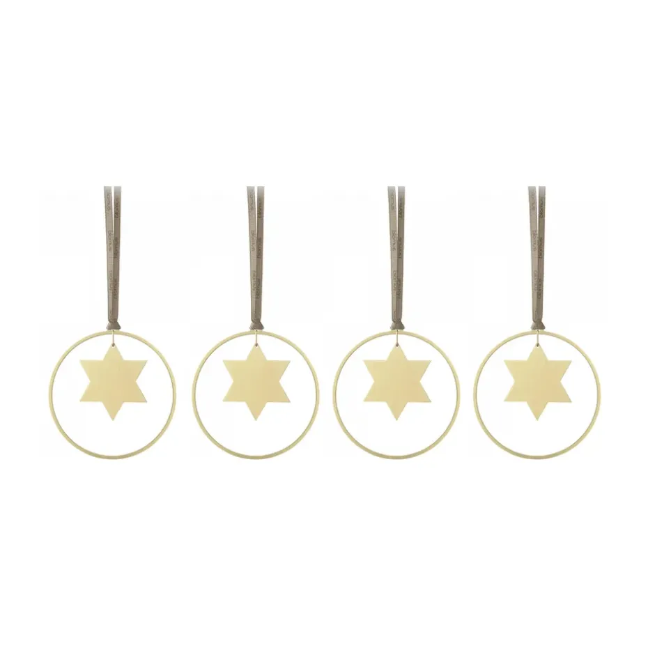 KITAI tree decoration 8,5 cm 4-pack, Stars