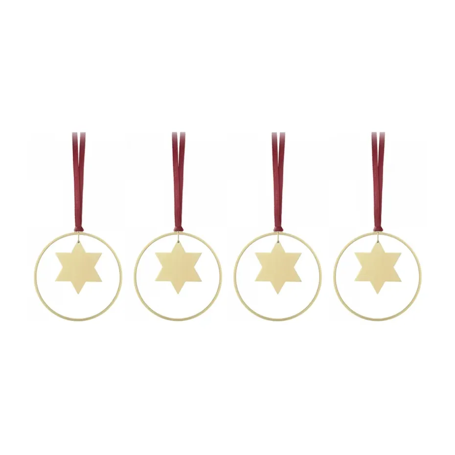 KITAI tree decoration 8,5 cm 4-pack, Stars