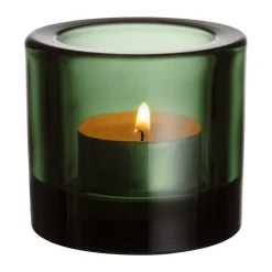 Kivi candle holder 60 mm, Pine green