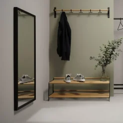 Klara mirror, White smooth