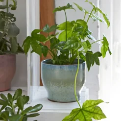 Knabstrup outdoor flower pot Ø14.5 cm, soft mint