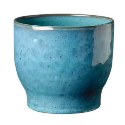 Knabstrup outdoor flower pot Ø16.5 cm, dusty blue
