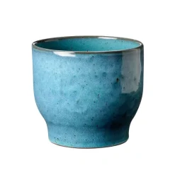 Knabstrup outdoor flower pot Ø12.5 cm, dusty blue