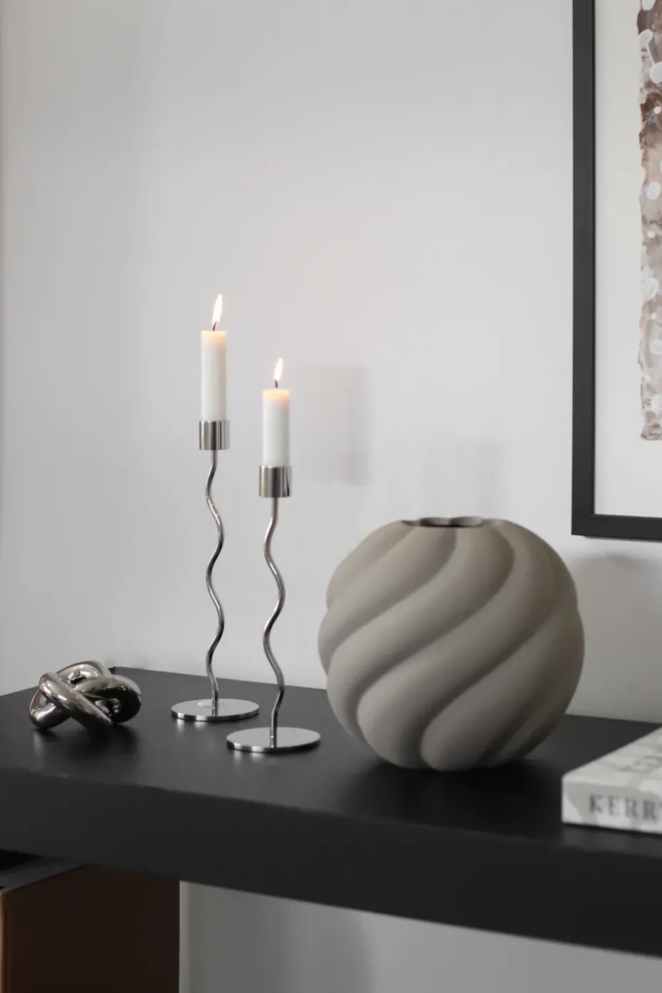 Knot Table small decoration, Light Silver