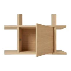 Kona bookcase cabinet insert, Natural