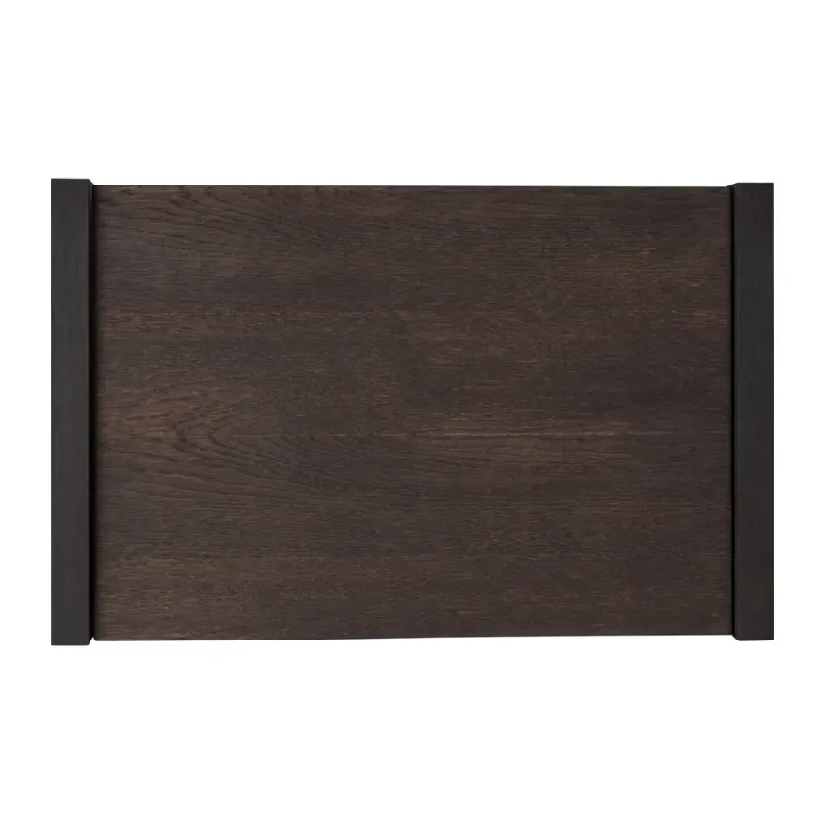 Kona bookcase cabinet insert, Dark Stained