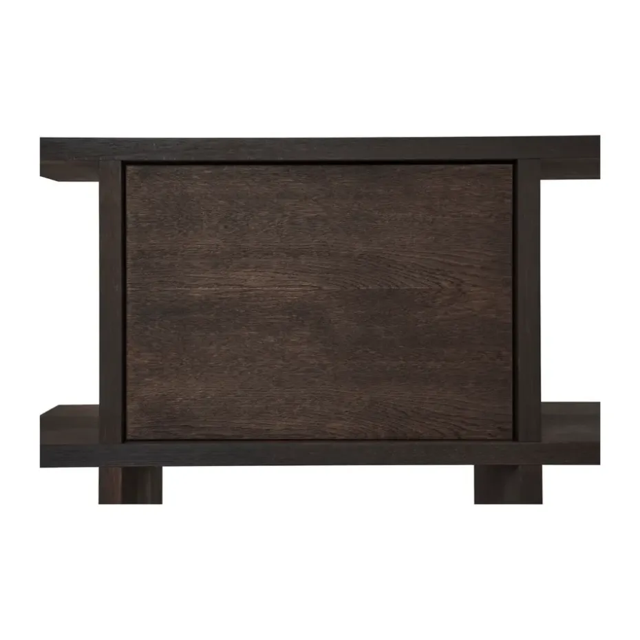 Kona bookcase cabinet insert, Dark Stained
