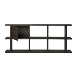 Kona bookcase cabinet insert, Dark Stained