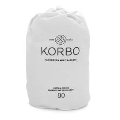 Korbo laundry bag, white 80 liters
