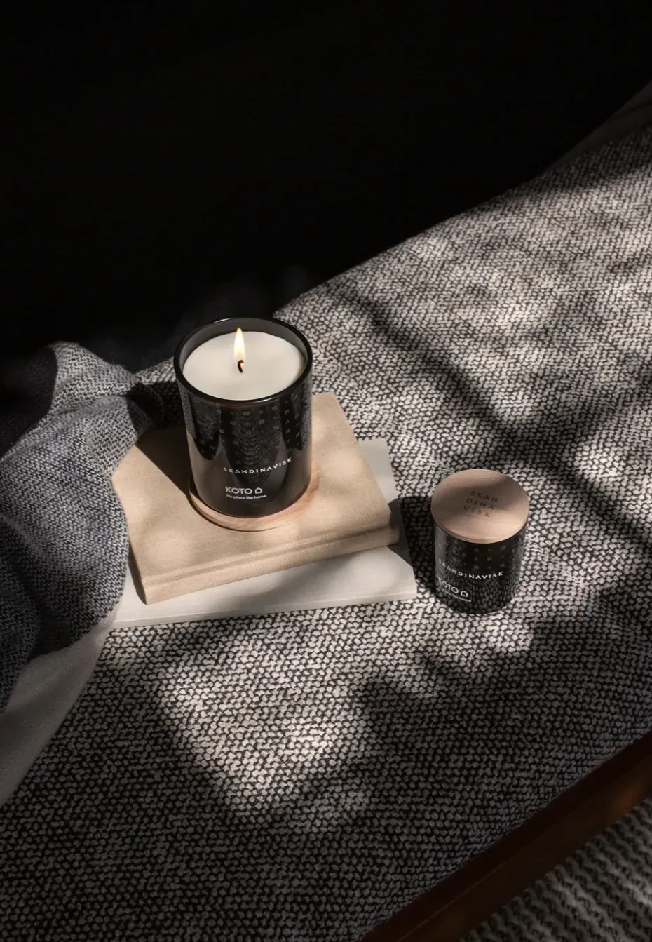 Koto scented candle with lid, 65 g