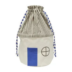 Koya storage basket large, Optic Blue