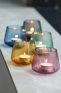 Kusintha tea light holder 7.5 cm 2-pack, Blue