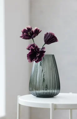 Kusintha vase 22 cm, Smoke