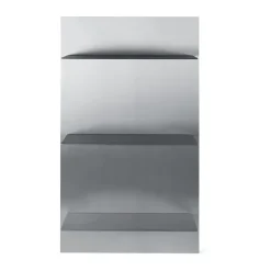 Lager wall shelf triple 55x100 cm, Aluminium