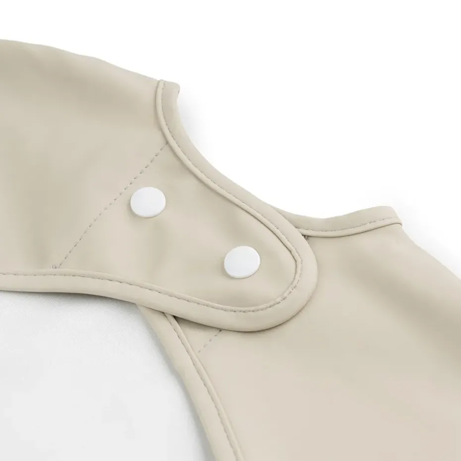 Lalee bib with sleeves, Sand