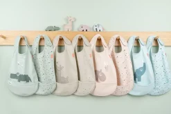 Lalee bib with velcro 2-pack, Sand