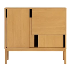Layer sideboard, Oak, 120x110, with legs
