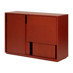 Layer sideboard, Red, 120x82 cm