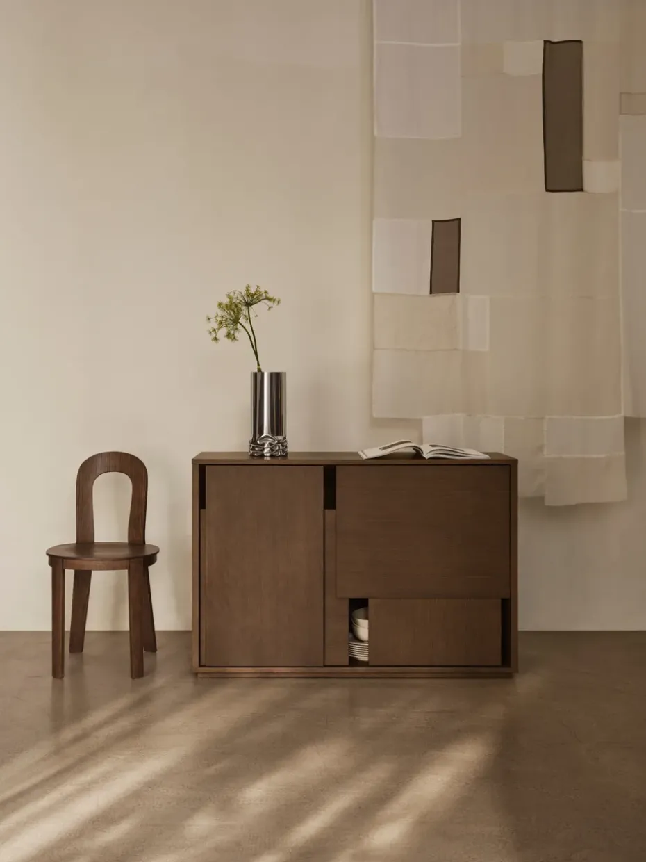 Layer sideboard, Red, 120x82 cm