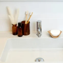 Leaf™ Soap Dish with Drainage 11.5x11.5 cm, Willow
