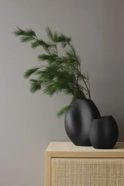 Lee vase 18 cm, Black