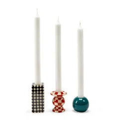 Les Objets Mouleversants N°3 candlestick, Green