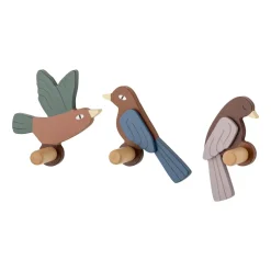 Lewi hook 3 pieces, Birds