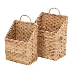 Lily wall basket 2 pieces, Natural
