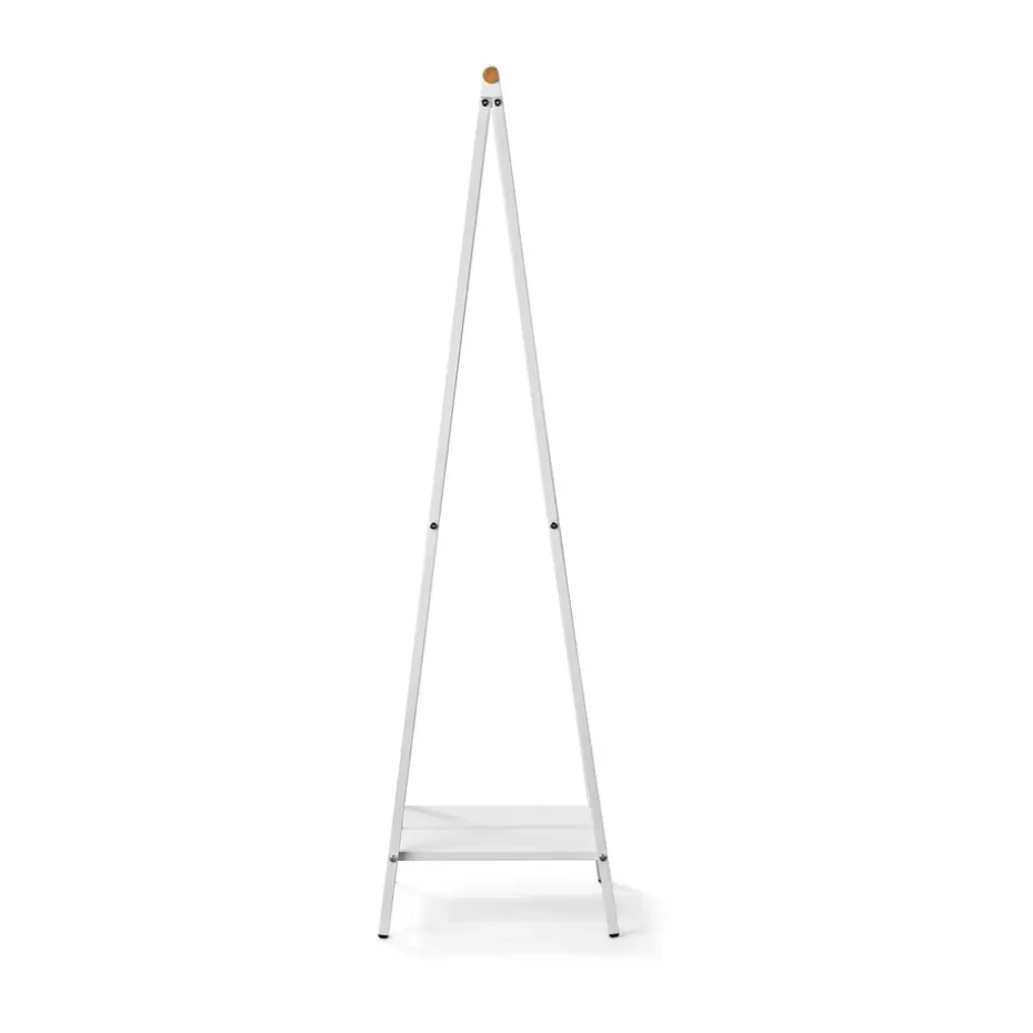 Linn clothes rack compact, White