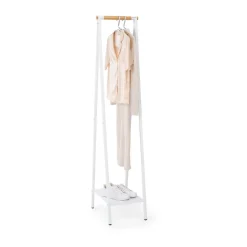 Linn clothes rack compact, White