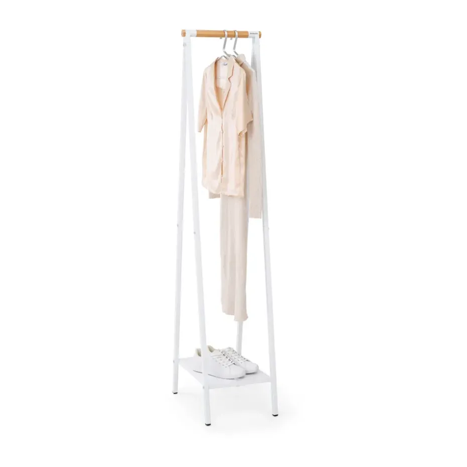 Linn clothes rack compact, White
