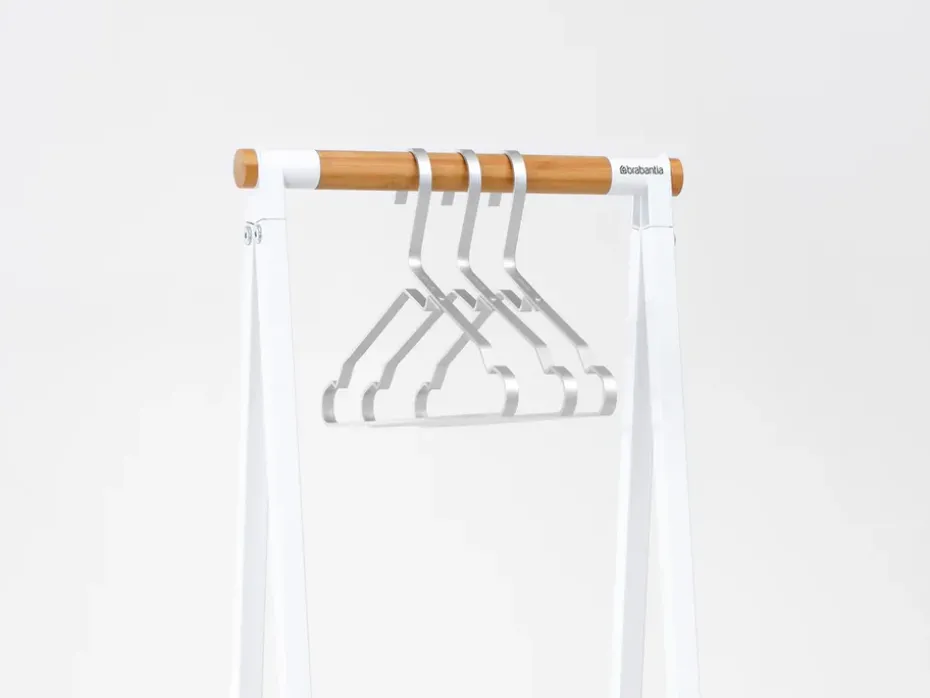 Linn clothes rack compact, White
