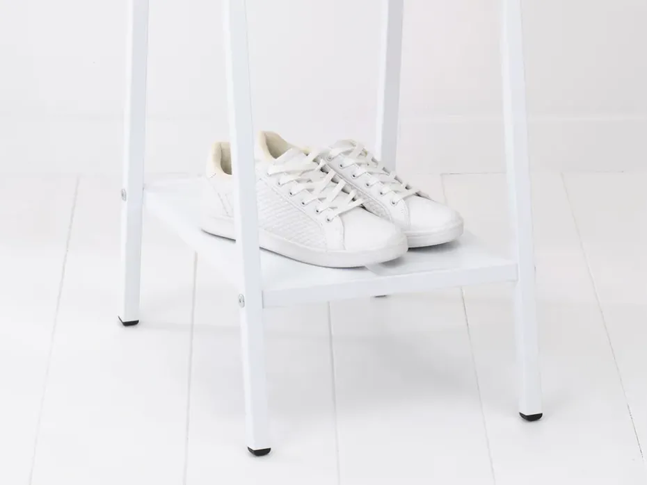 Linn clothes rack compact, White