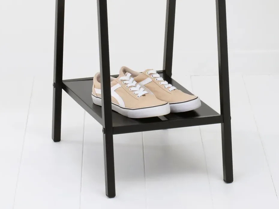 Linn clothes rack compact, Black