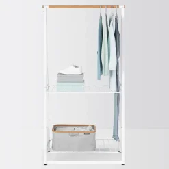 Linn clothes stand large, White