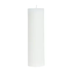Lissa candle Ø6x20 cm, White