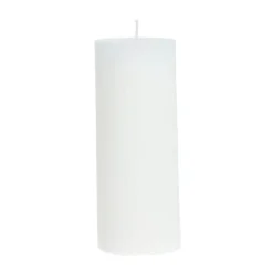 Lissa candle Ø6x15 cm, White