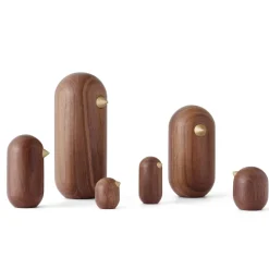 Little Bird figure walnut, 7 cm