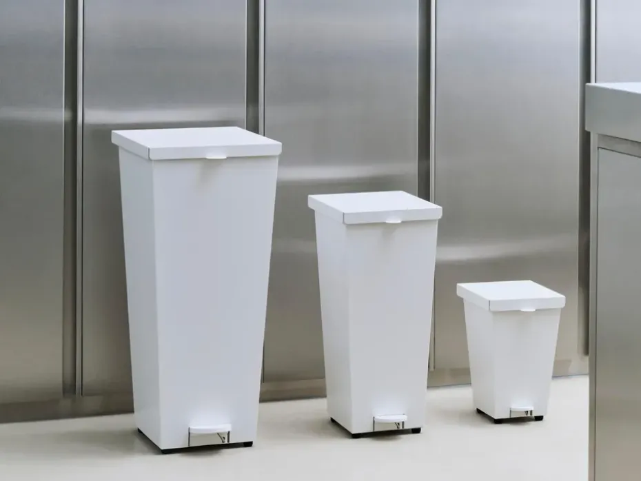 Loop pedal bin 26L, White