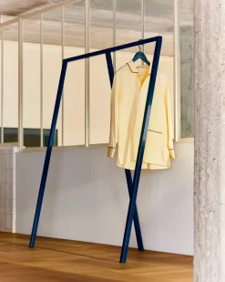 Loop Stand Wardrobe clothes hanger, Deep blue