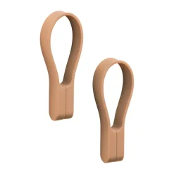 Loop towel hanger magnet 2-pack, Mandarine