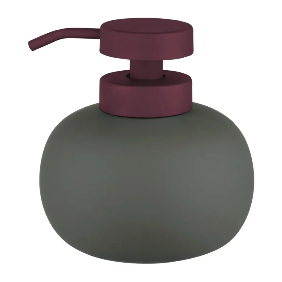 Lotus play soap pump low, incl. 2 pump heads, Dark olive