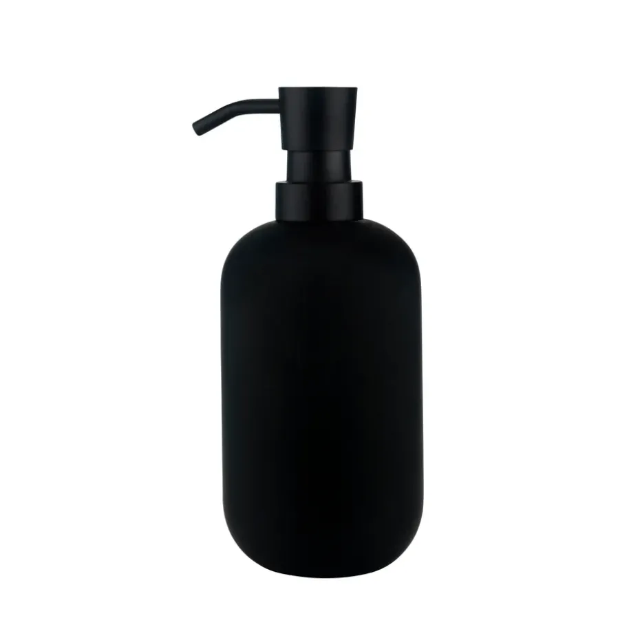 Lotus soap dispenser high, Black
