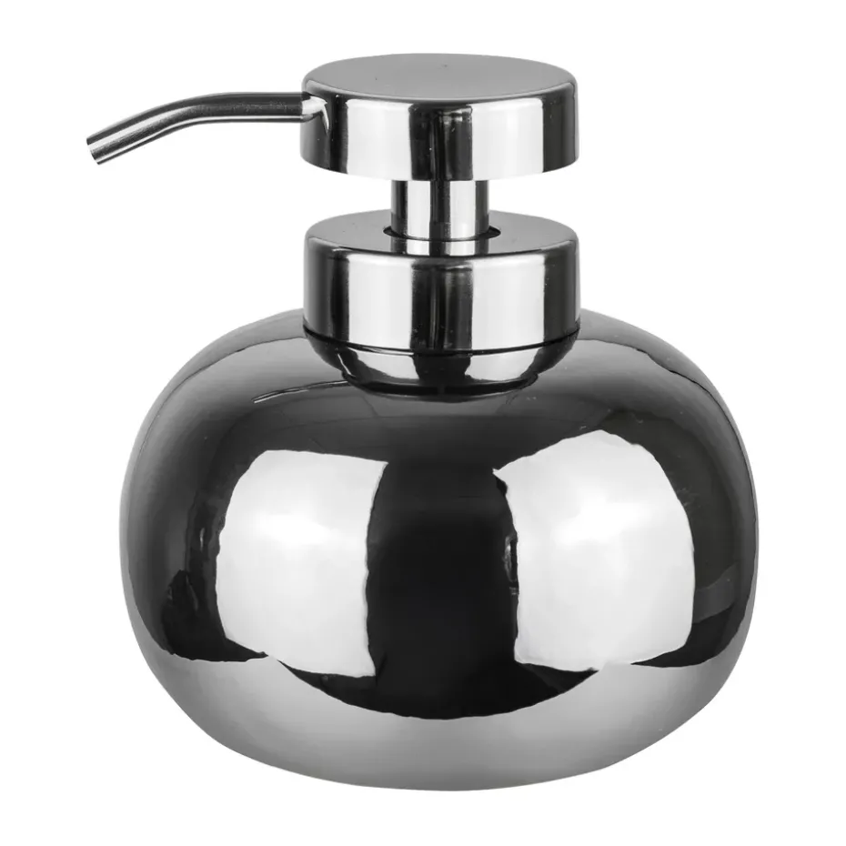 Lotus soap dispenser low, Chrome